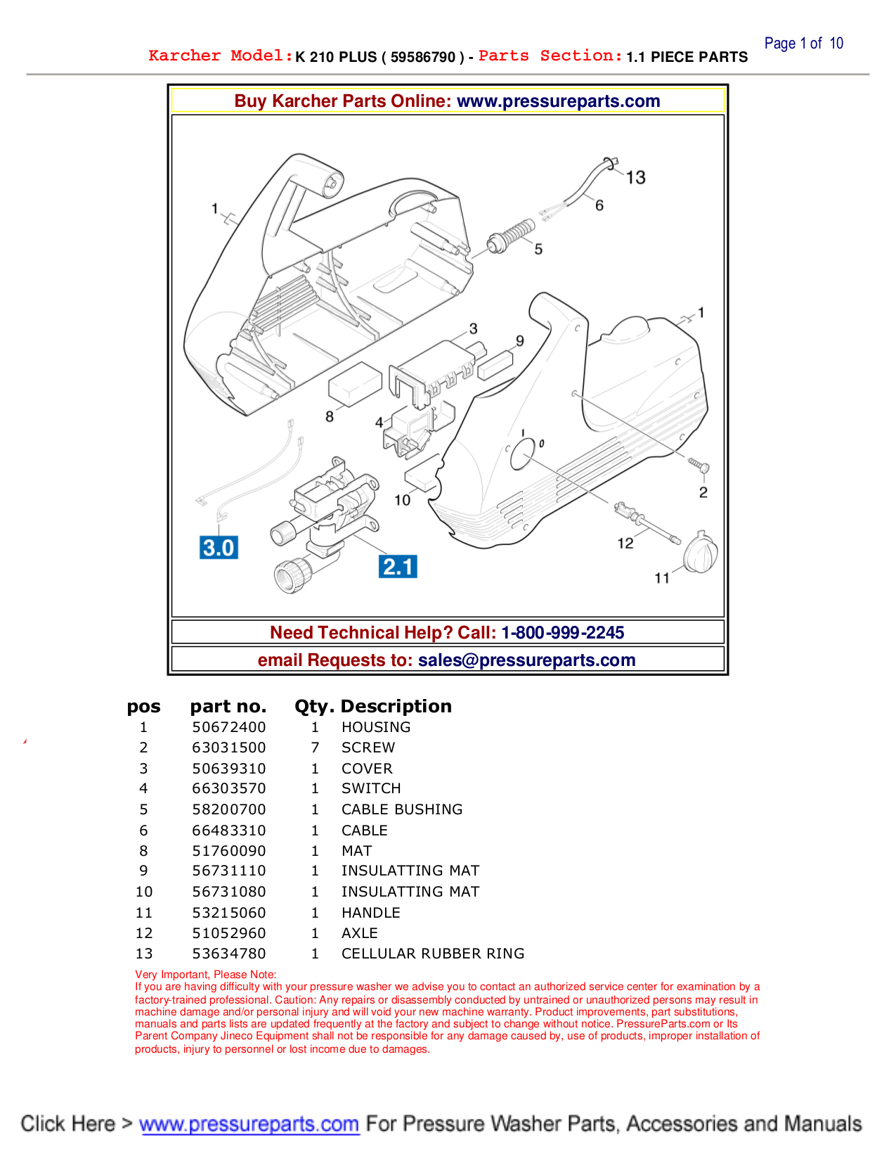 Karcher Switch Wiring Diagram
